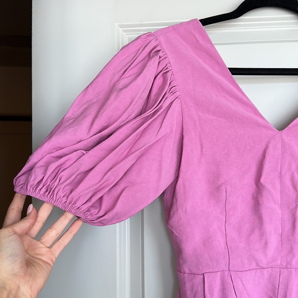 Pink romper + bow! - Picture 2 of 4